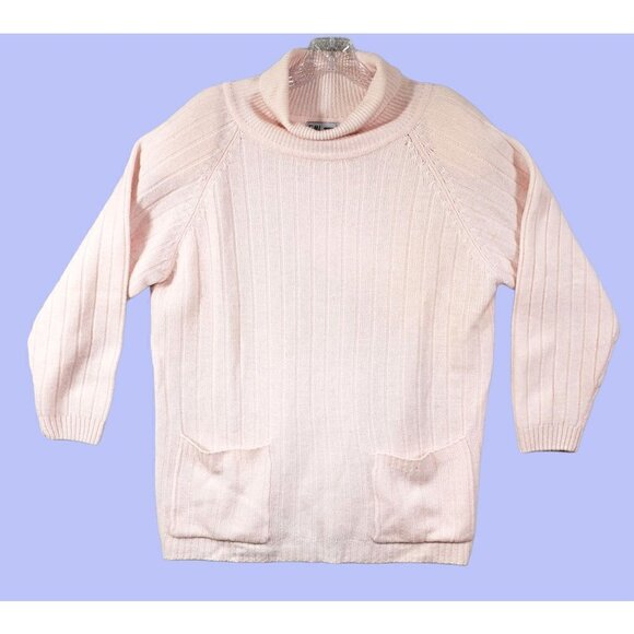 Vintage Sweater Womens Sz S Lambswool Angora Turtleneck SML Sport Y2K 90s 80s - Picture 7 of 9
